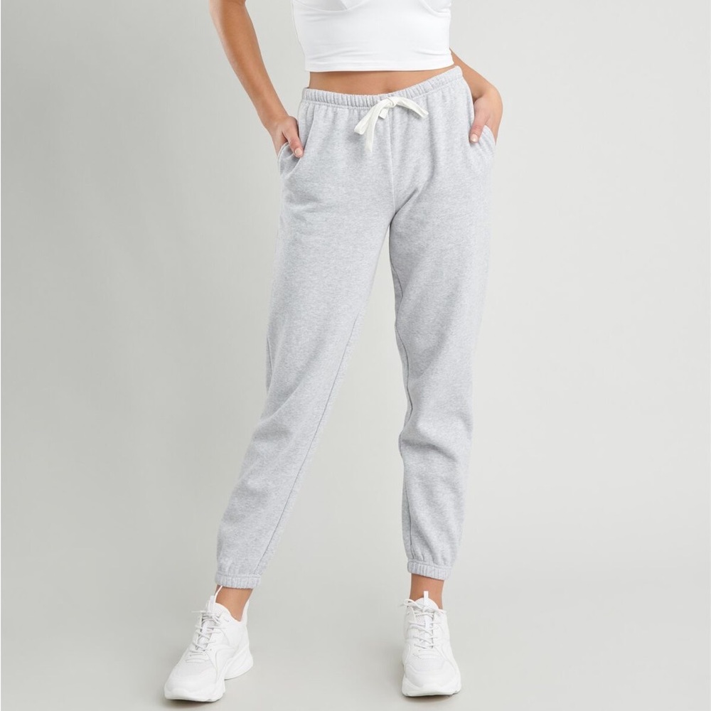 GREY GARAGE JOGGERS (new)